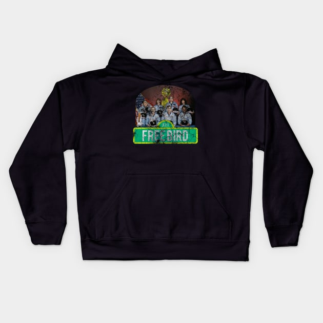 Free Bird DMG Kids Hoodie by wiredshutpodcast